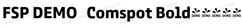 FSP DEMO   Comspot Bold字体转换